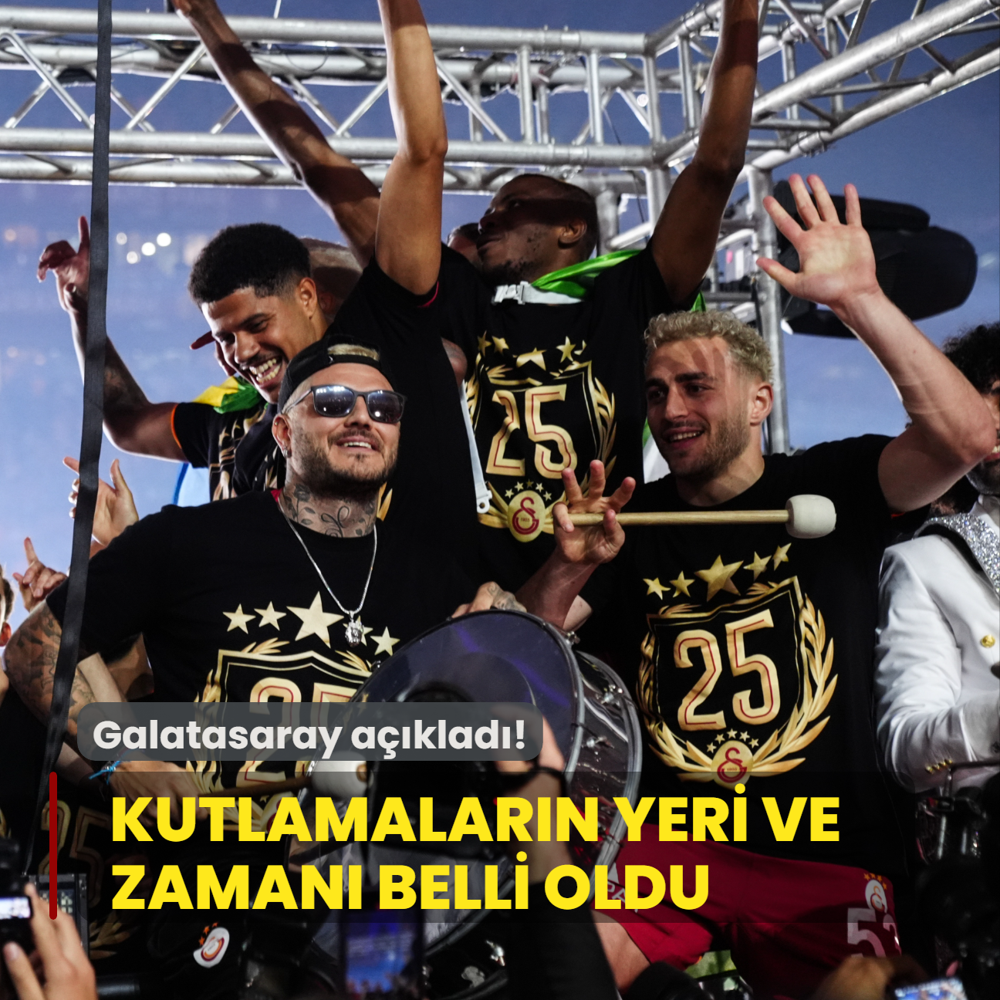 Galatasaray aklad! ampiyonluk kutlamalarnn yeri ve zaman belli oldu
