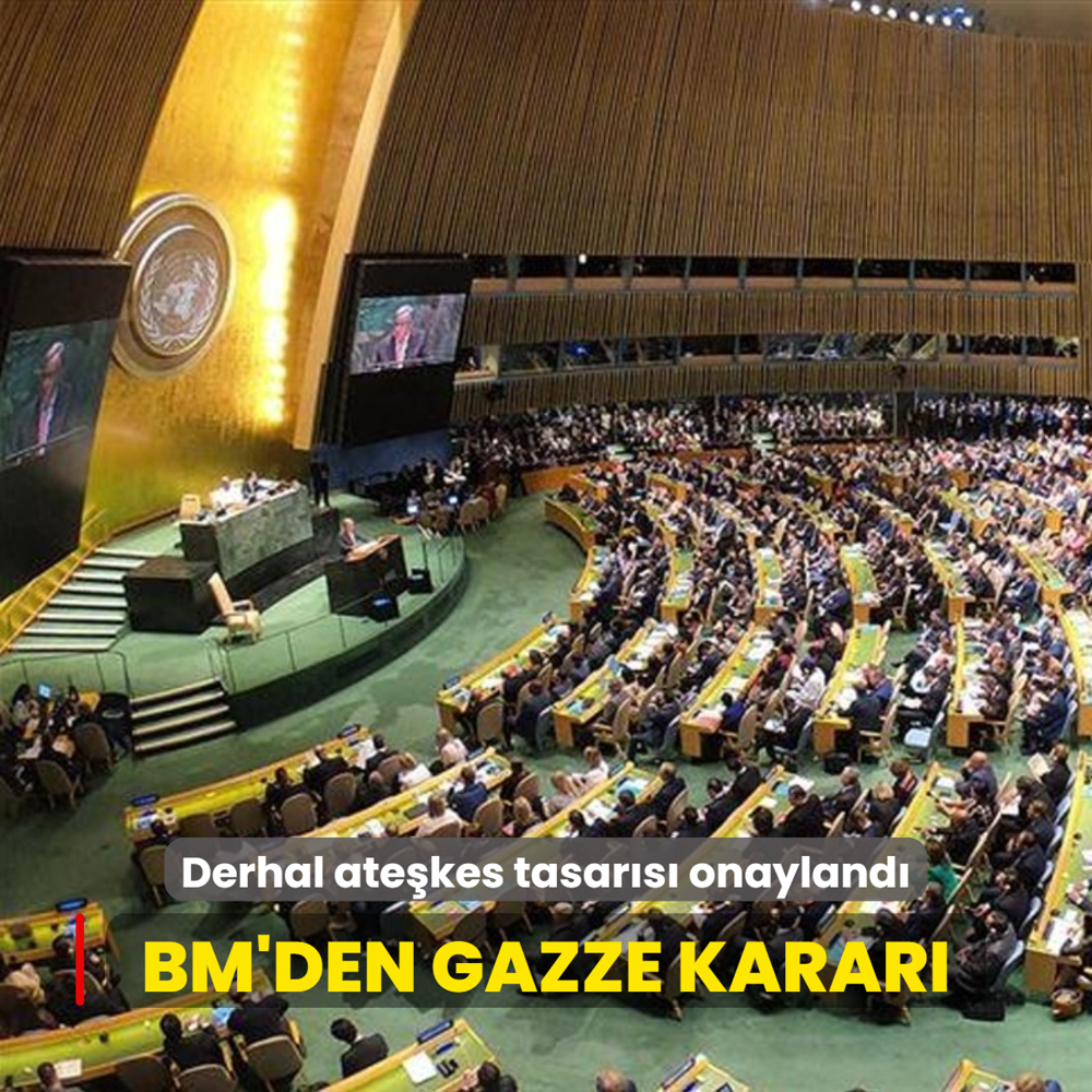 Birlemi Milletler'den Gazze karar