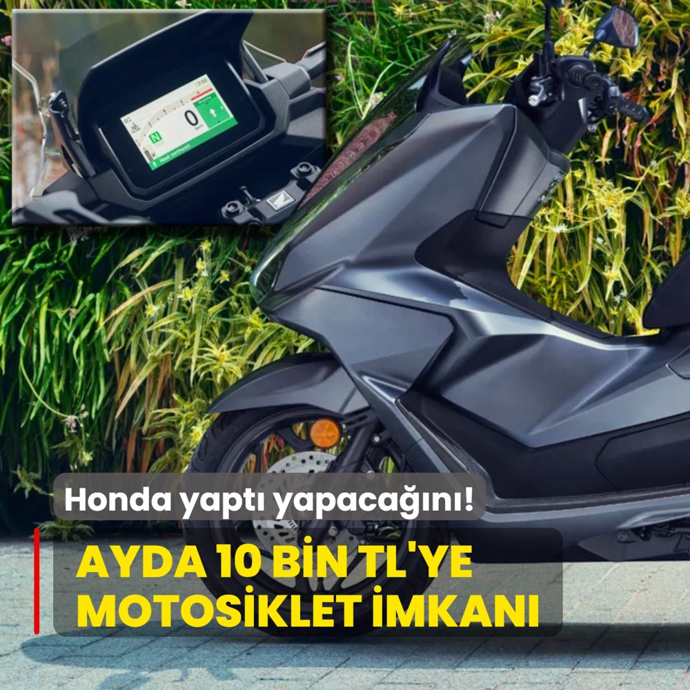 Honda yapt yapacan: Faizsiz taksitle motosiklet sat balad! Ayda 10 bin TL, peinat ise...