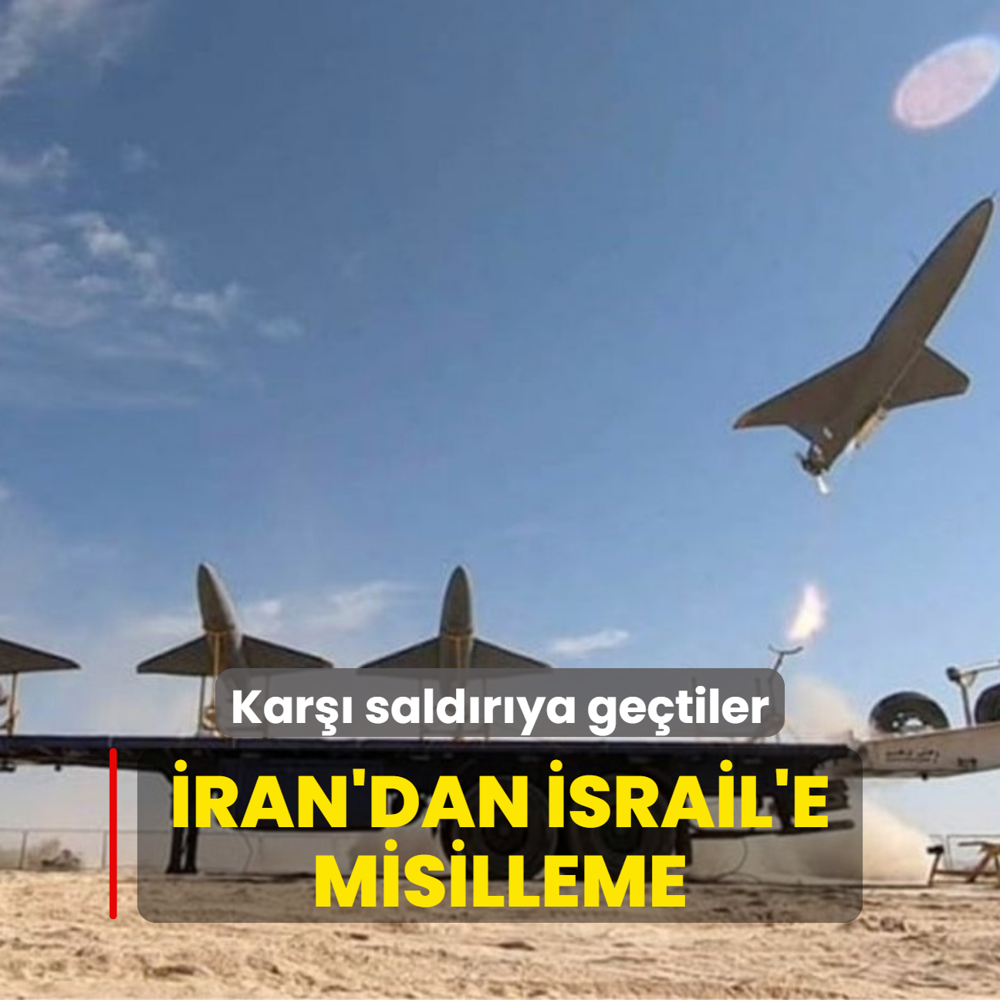 ran'dan srail'e misilleme! Kar saldrya getiler