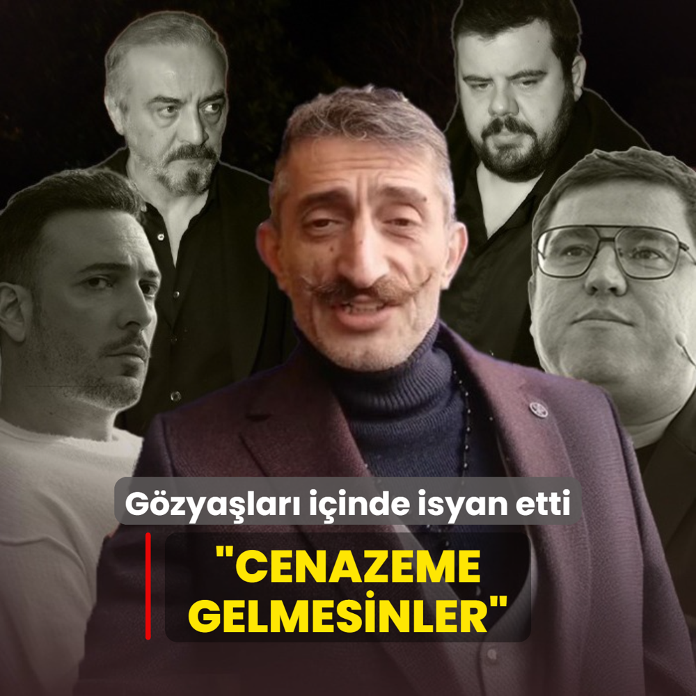 'Cenazeme gelmesinler' diyerek gzyalarna iinde isyan etti