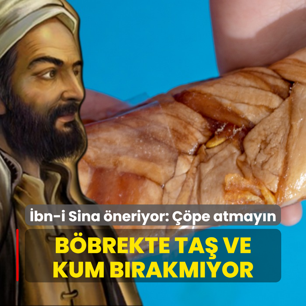 Bu meyvenin kabuunu pe atmayn! bn-i Sina neriyor: Bbrekte ne ta ne kum brakyor