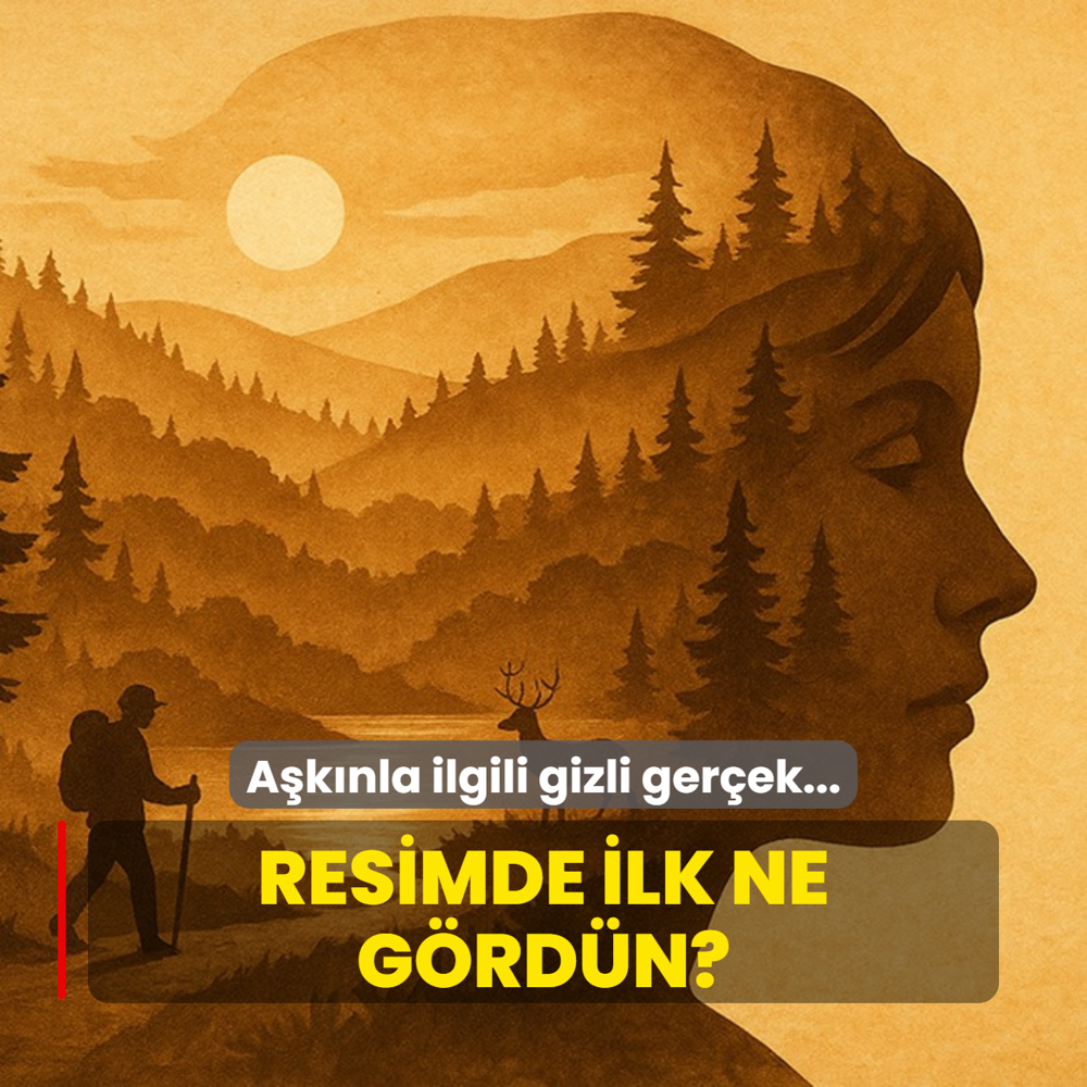 Kiilik testi: Aktan neden kayorsun? Resimde ilk ne grdn syle ve ren