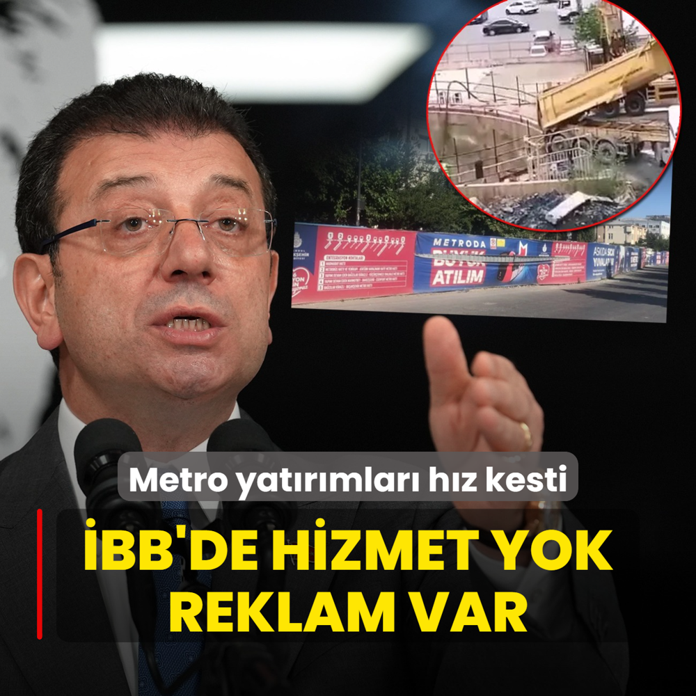 Metro yatrmlar hz kesti! BB'de hizmet yok reklam var