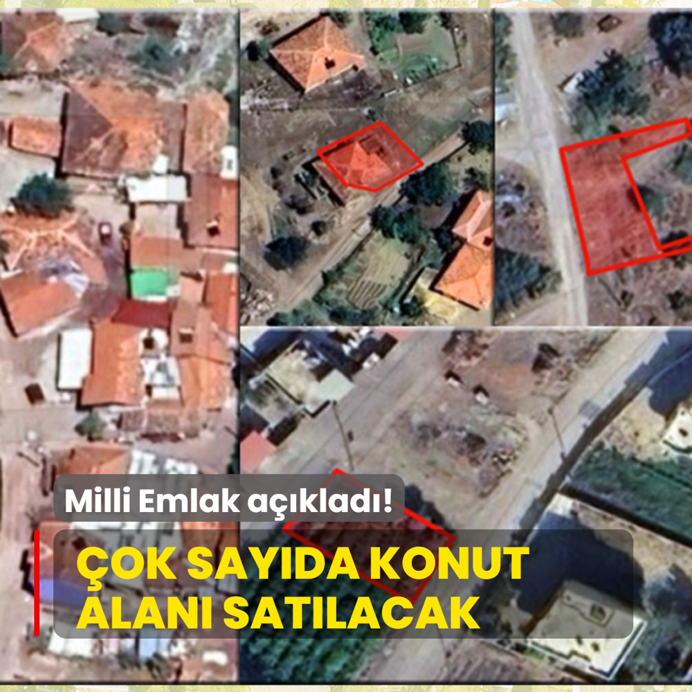 Milli Emlak duyurdu: 40.000 TL'den arsa! ok sayda konut alan satlacak