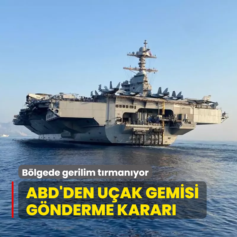 Blgede gerilim trmanyor... ABD'den uak gemisini gnderme karar