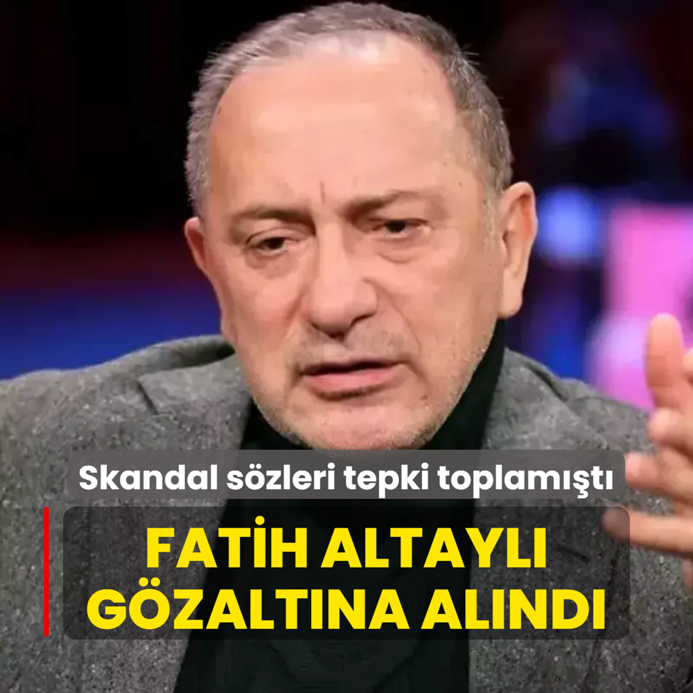 Skandal szleri tepki toplamt! Fatih Altayl gzaltna alnd