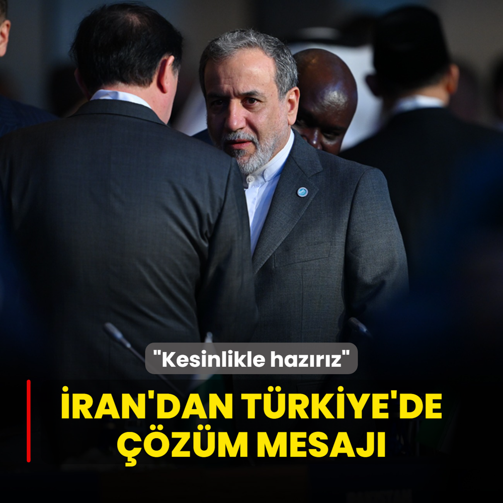ran'dan Trkiye'de zm mesaj: Kesinlikle hazrz