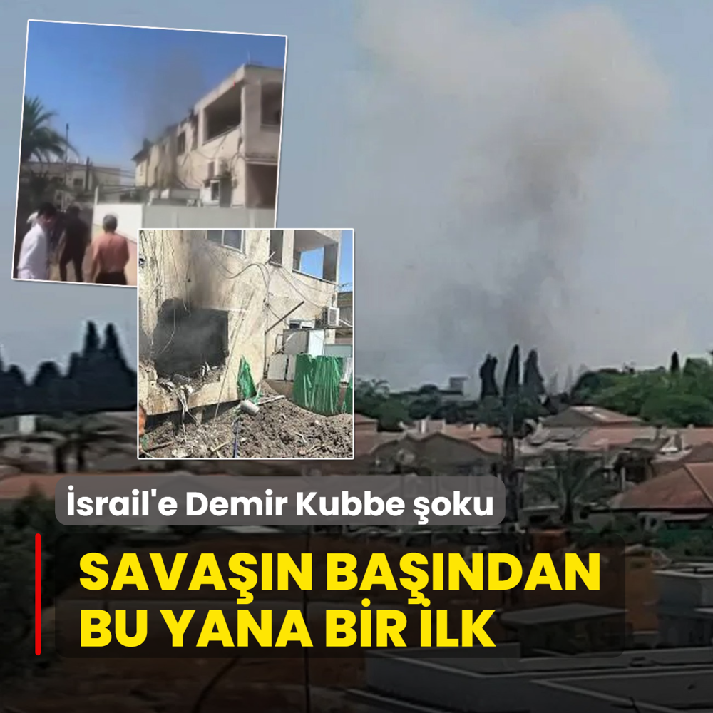 Savan bandan bu yana bir ilk! srail'e Demir Kubbe oku