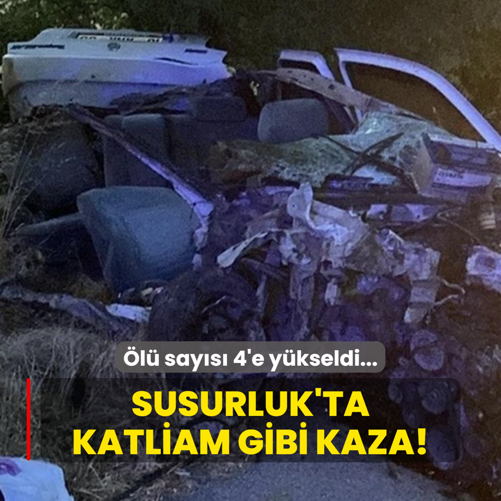 l says 4'e ykseldi... Susurluk'ta katliam gibi kaza!
