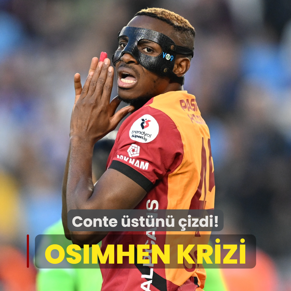 Napoli'de Victor Osimhen krizi! Antonio Conte stn izdi