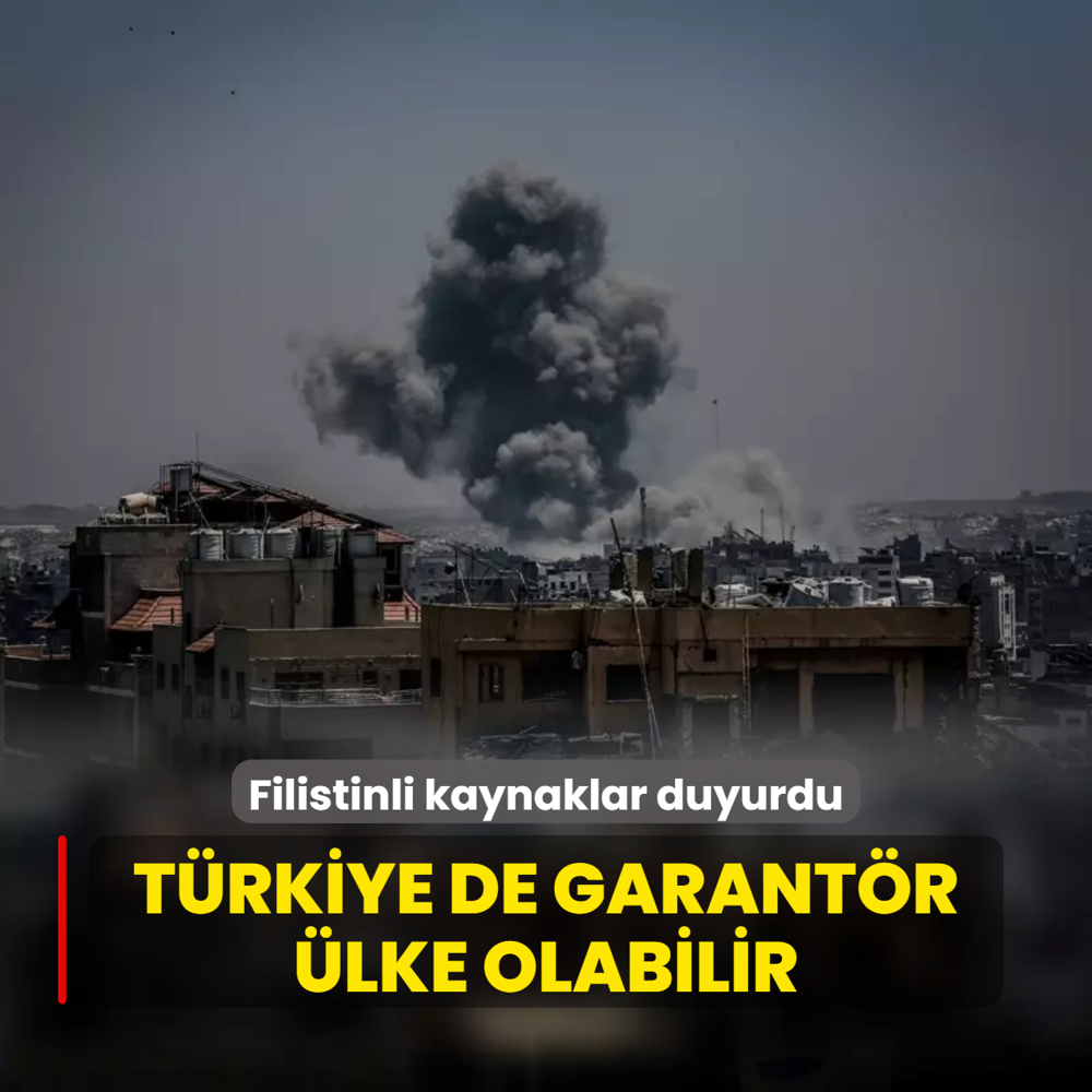 Trkiye de garantr lke olabilir! Filistinli kaynaklar duyurdu