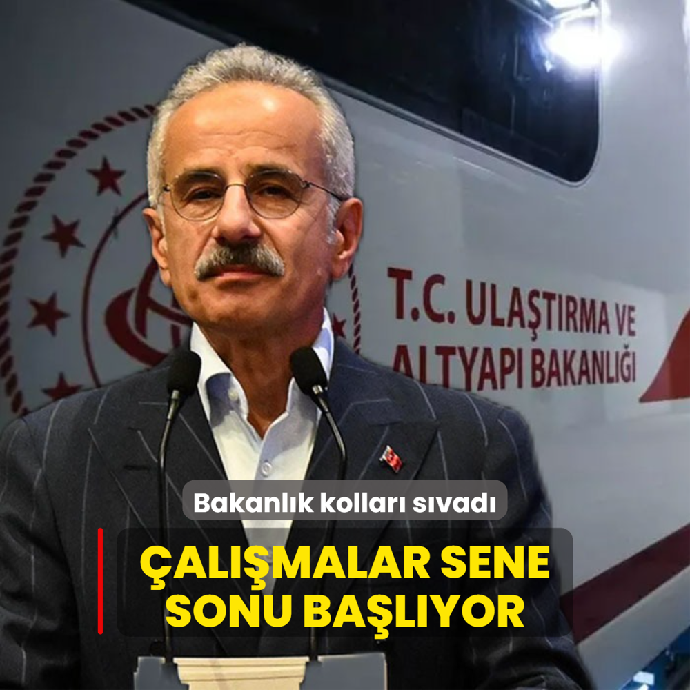 almalar sene sonu balyor: Bakanlk havaliman metrosu iin kollar svad