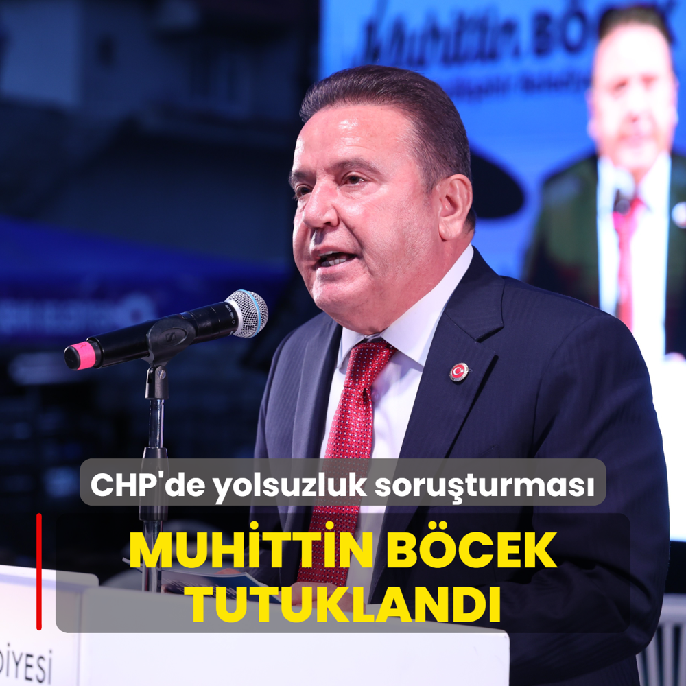 CHP'li belediyelere yolsuzluk soruturmas! Muhittin Bcek tutukland
