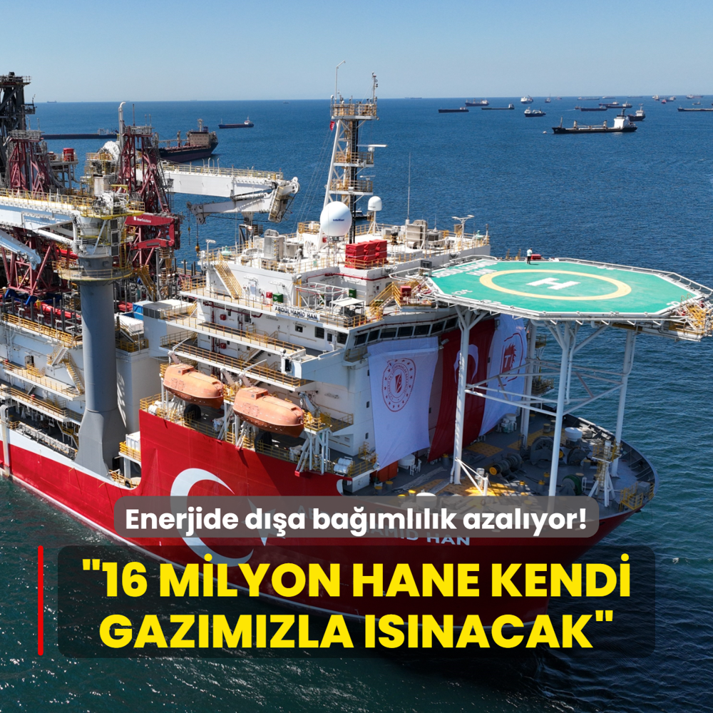 Enerjide da bamllk azalyor... Bakan Bayraktar: 16 milyon hane kendi gazmzla snacak