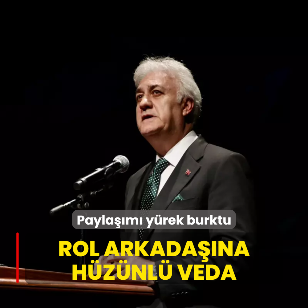 Tamer Karadal rol arkadana bu szlerle veda etti! Paylam yrek burktu