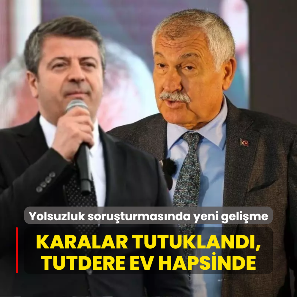 CHP'li belediyelere yolsuzluk soruturmas... Karalar tutukland, Tutdere ev hapsinde