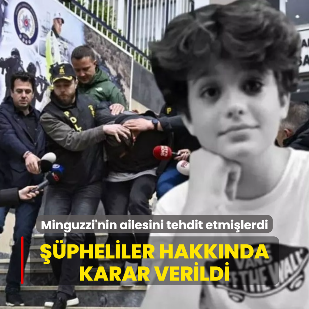 Minguzzi'nin ailesine ynelik tehdit ve hakaret davas: pheliler hakknda karar verildi
