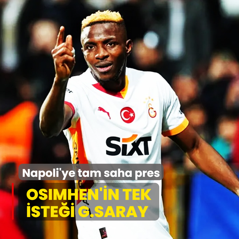 Osimhen'den Napoli'ye tam saha pres