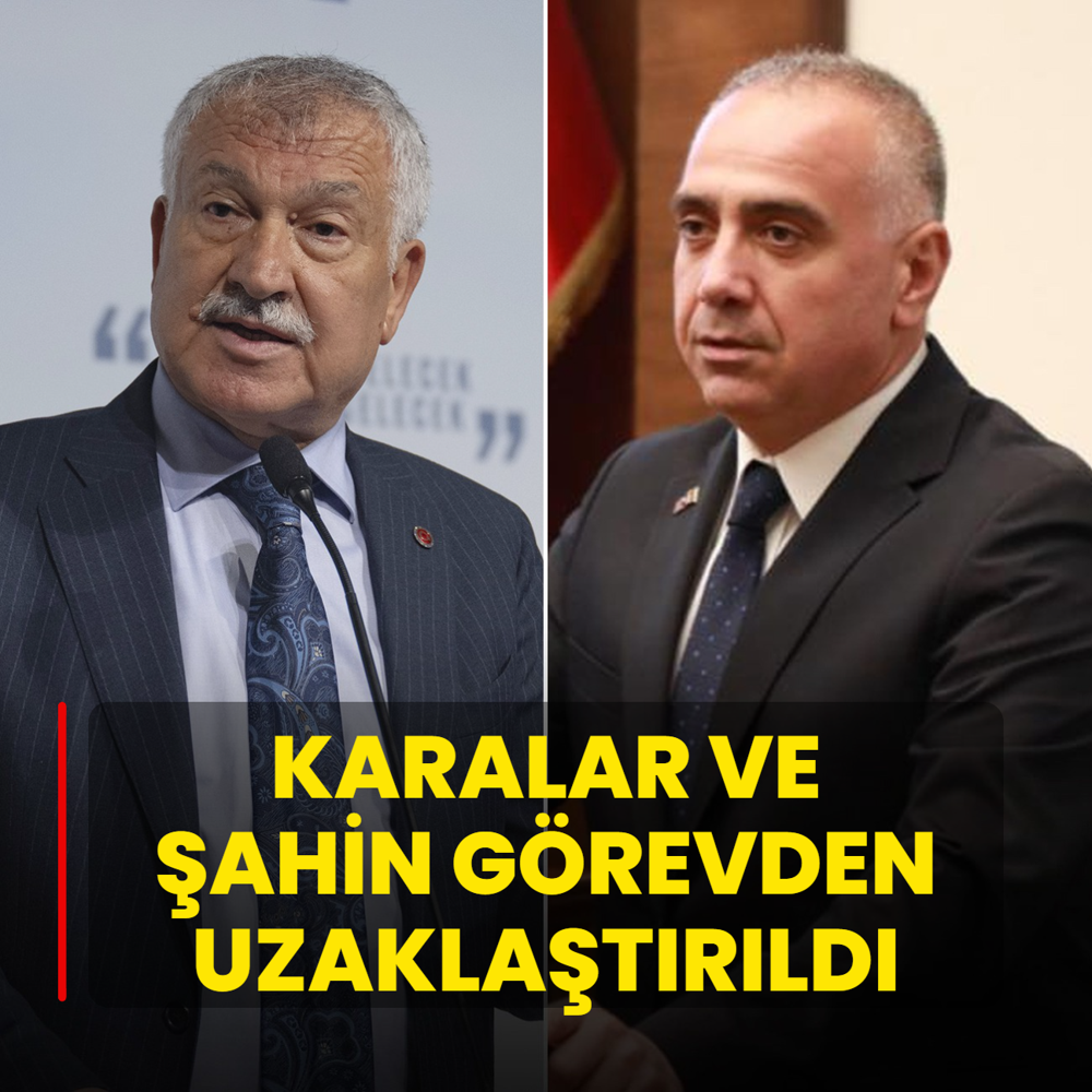 Zeydan Karalar ve Ahmet ahin grevden uzaklatrld