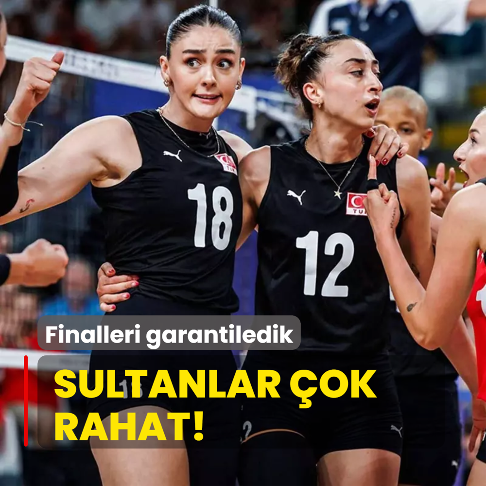 Sultanlar ok rahat! Finalleri garantiledik