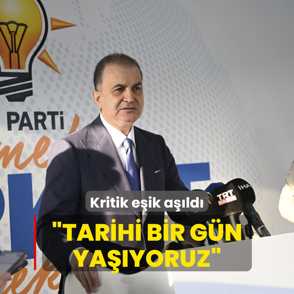 Terrsz Trkiye'de kritik eik ald! AK Parti Szcs elik: Tarihi bir gn yayoruz
