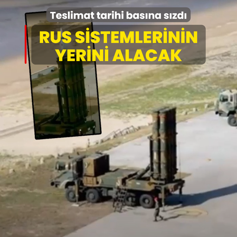 Rusya'dan alnan hava savunma sistemlerinin yerini alacak! 8 bataryann teslimat tarihi basna szd