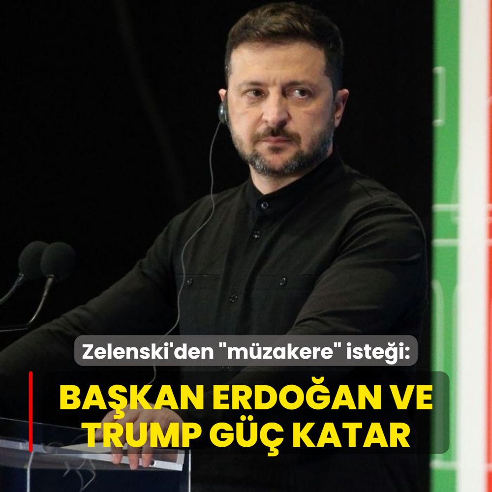 Zelenski'den mzakere istei: Bakan Erdoan ve Trump g katar