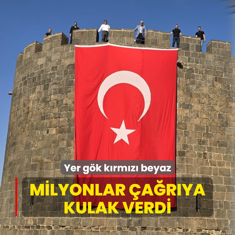 Bakan Erdoan'n arsna kulak verildi! stanbul'da her yer krmz beyaz