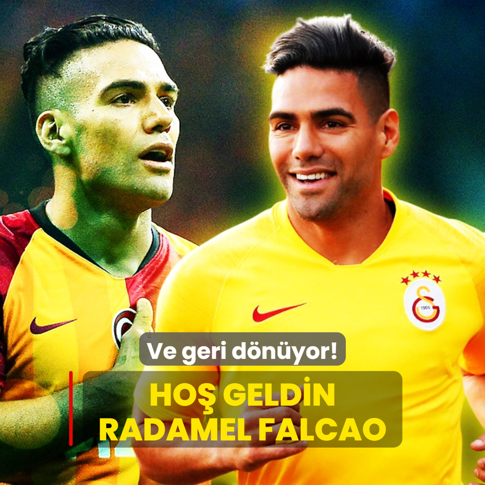 Ve geri dnyor! Ligin devine ho geldin Radamel Falcao