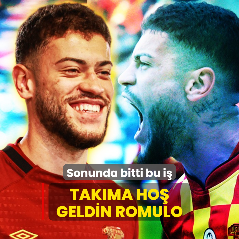 Yln transferi! Takma ho geldin Romulo: Sonunda bitti bu i