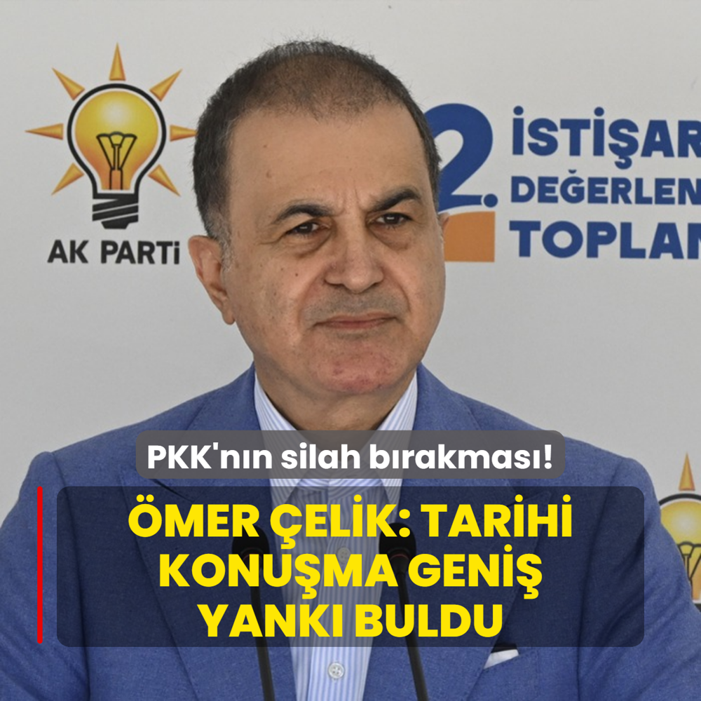 PKK'nn silah brakmas! mer elik: Tarihi konuma geni yank buldu