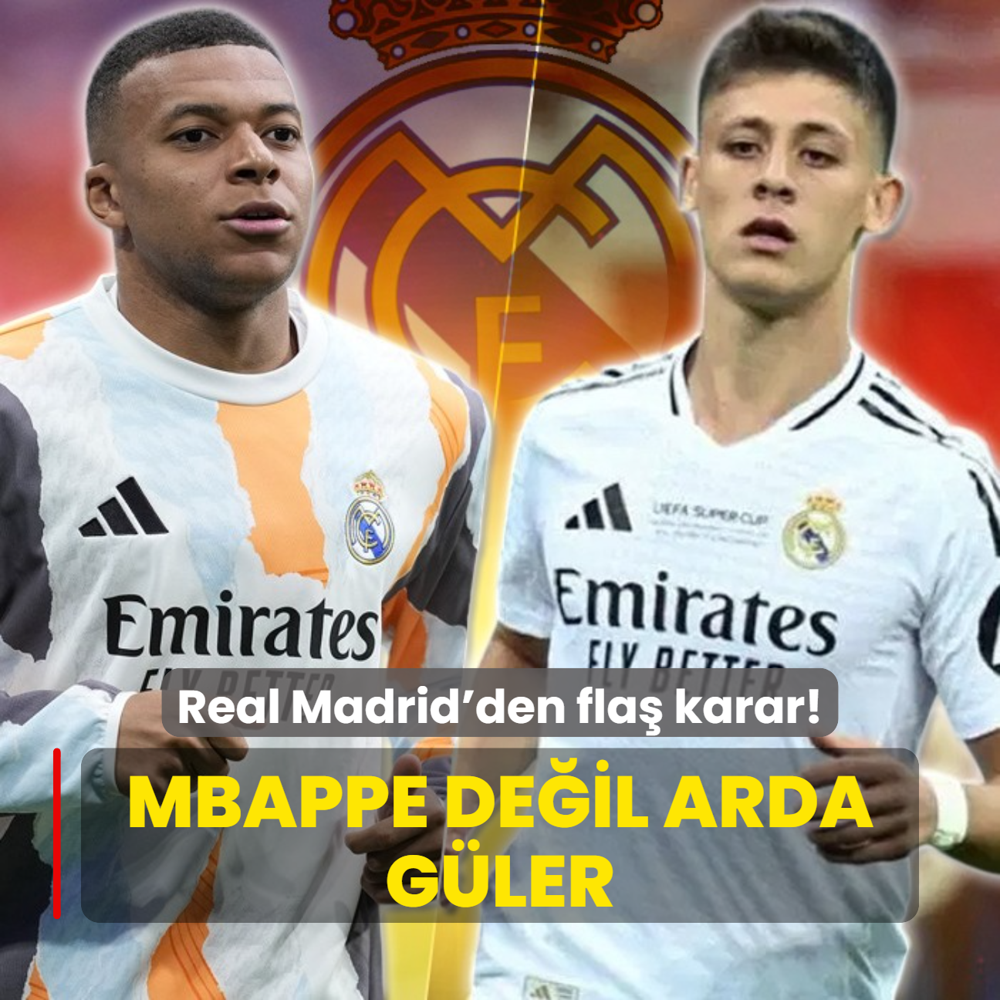 Mbappe deil Arda Gler! Real Madrid'den fla karar