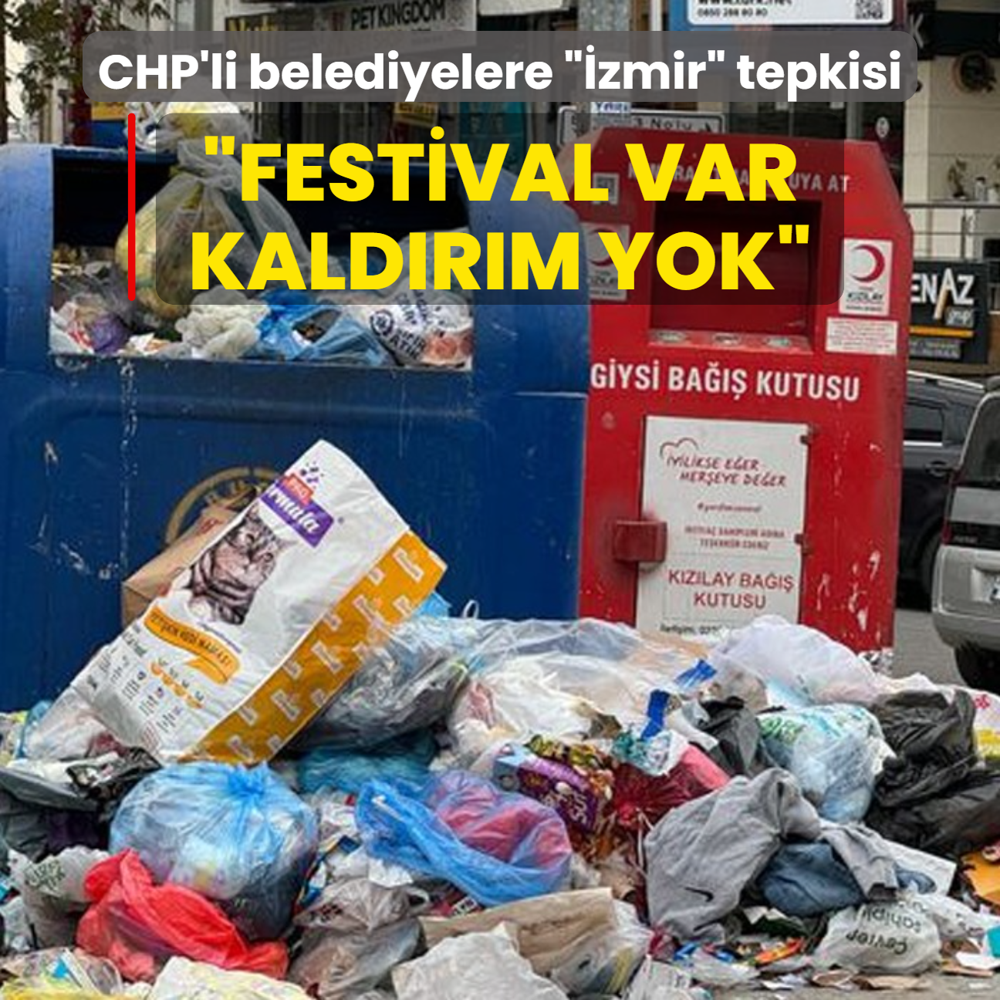 AK Parti'den zmir'deki CHP'li belediyelere tepki: Festival var, kaldrm yok