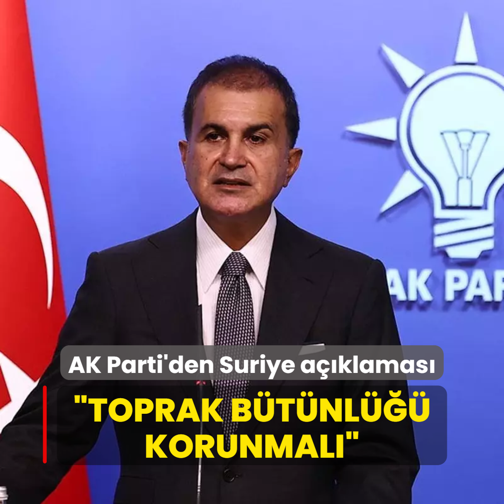 AK Parti'den Suriye aklamas: Toprak btnl korunmal