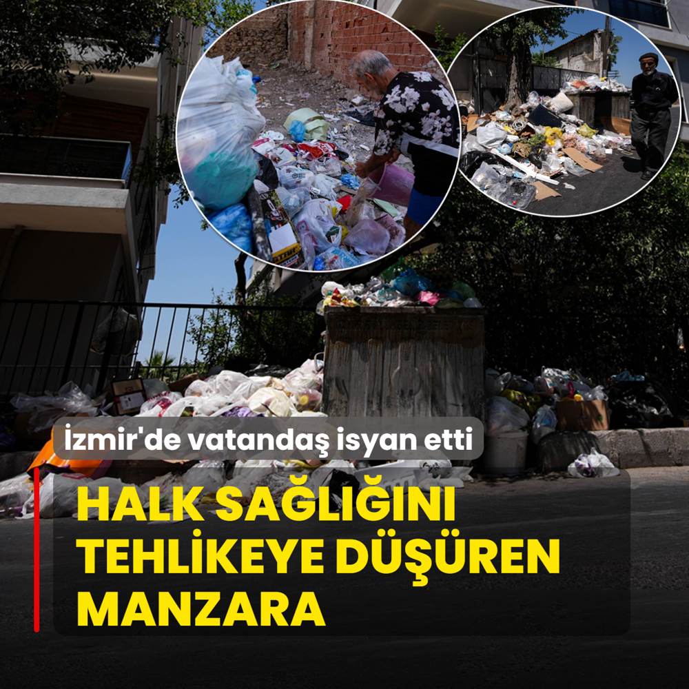 Halk saln tehlikeye atan manzara! zmir'de vatanda isyan etti