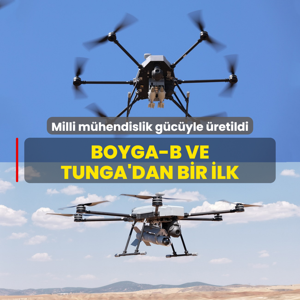Milli mhendislik gcyle retildi: BOYGA-B ve TUNGA'dan bir ilk