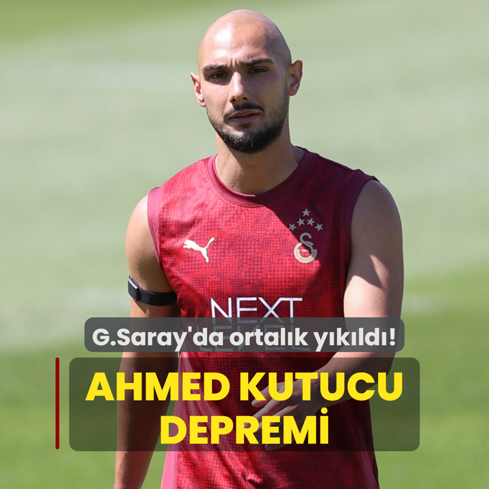 Ahmed Kutucu depremi! Galatasaray'da ortalk ykld