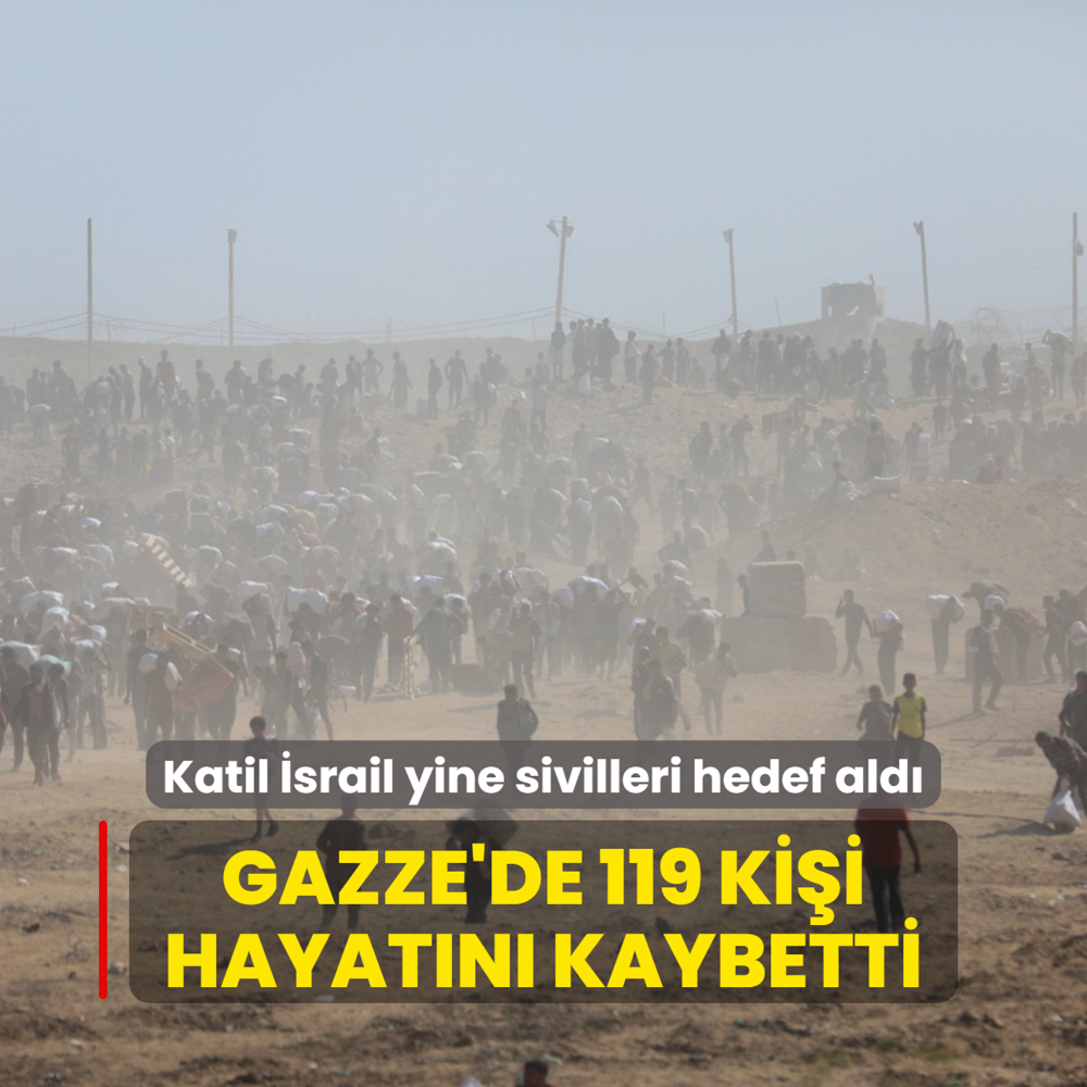 Katil srail'in Gazze'ye saldrlarnda son 24 saatte 119 kii hayatn kaybetti
