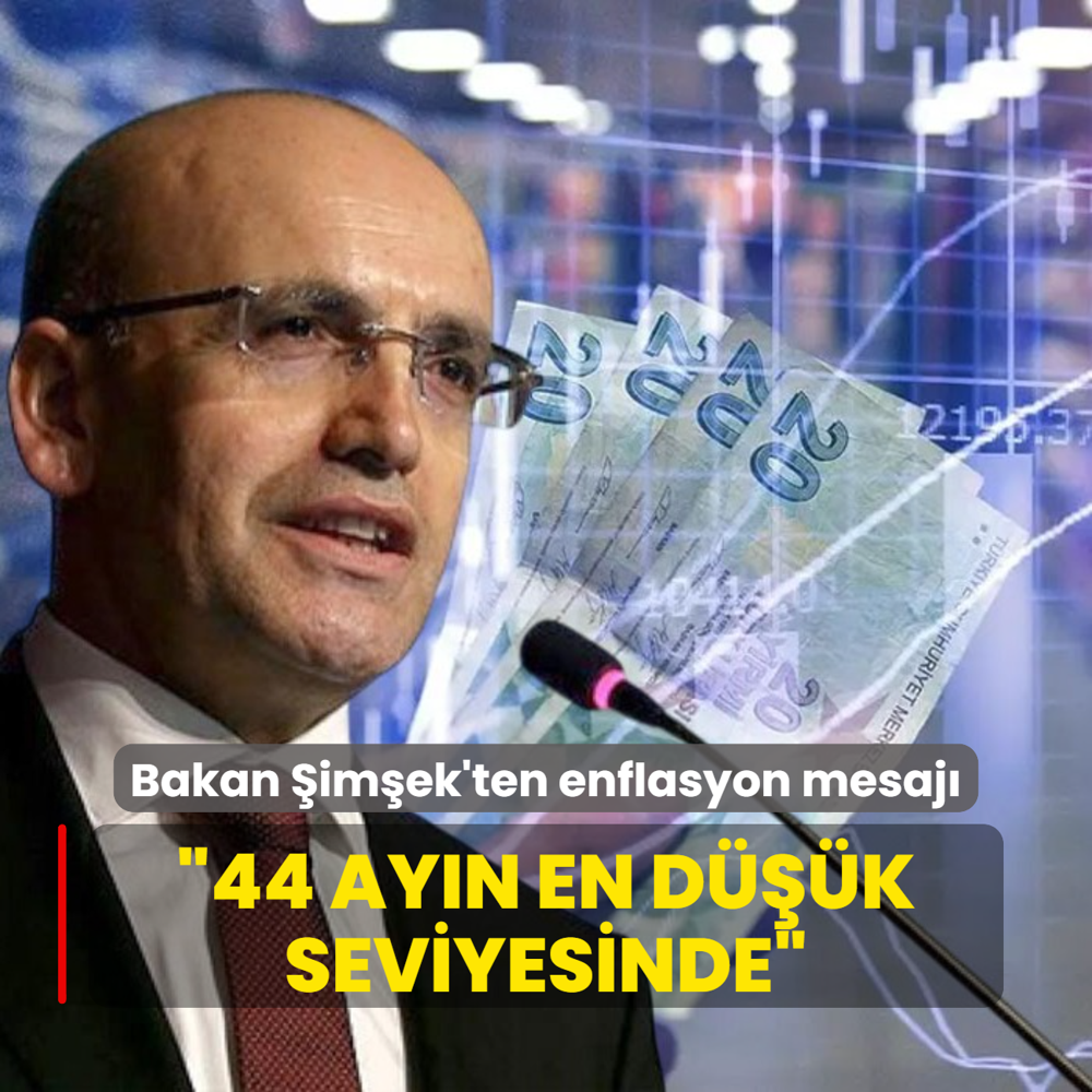 Bakan imek'ten enflasyon mesaj: 44 ayn en dk seviyesinde