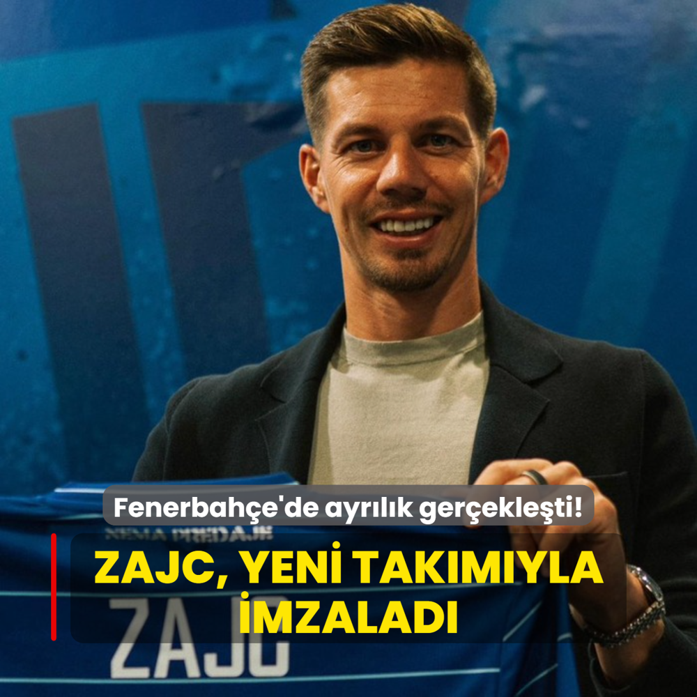 Fenerbahe'de ayrlk gerekleti! Miha Zajc yeni takmyla imzalad
