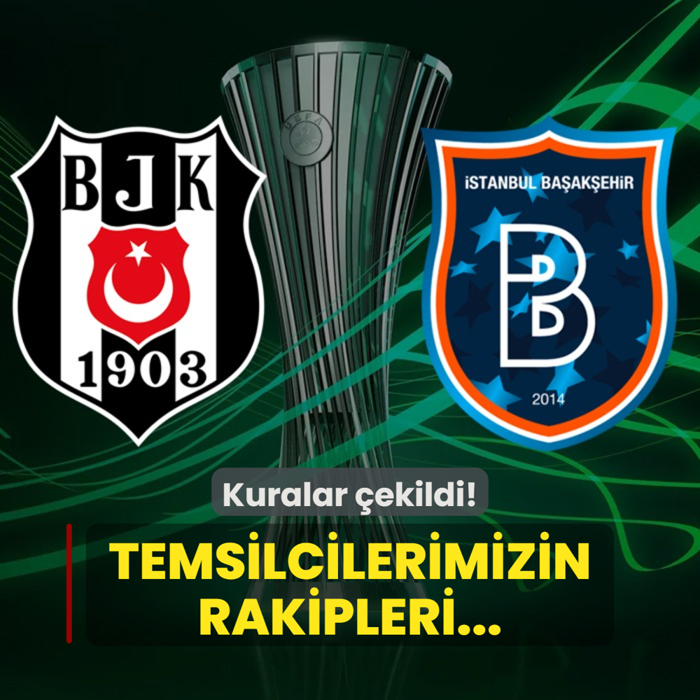 Konferans Ligi'nde kuralar ekildi! te Beikta ve Baakehir'in rakibi...