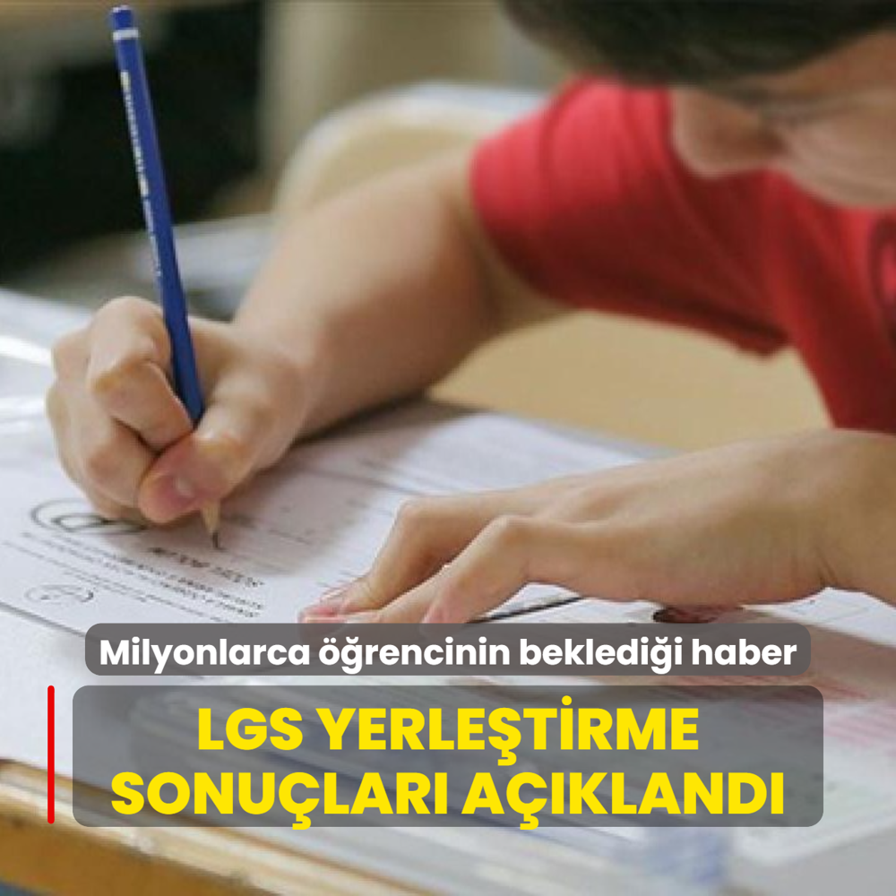 LGS yerletirme sonular akland