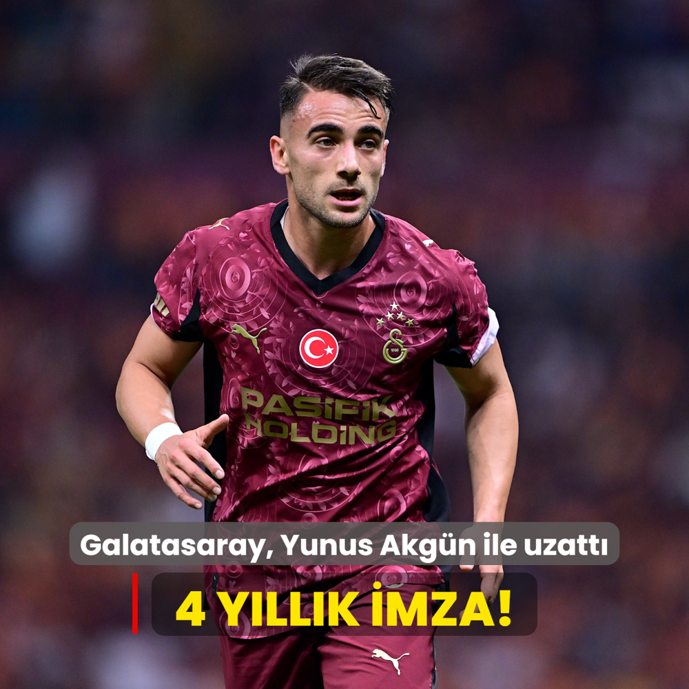 4 yllk imza! Galatasaray, Yunus Akgn ile uzatt