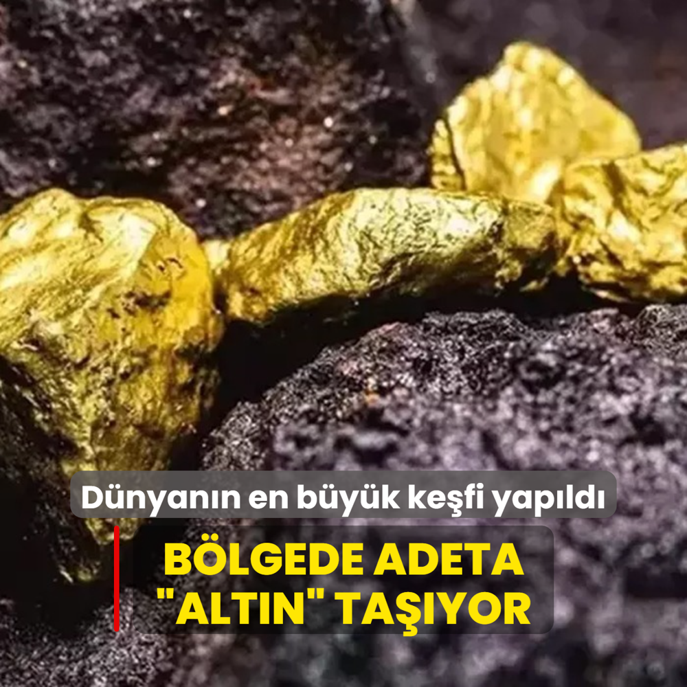 Dnyann en byk kefi yapld! Blgede adeta altn tayor