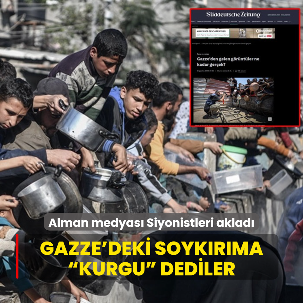 Alman medyas Siyonistleri aklamaya kalkt: Gazze'deki insanlk dramna  kurgu  dediler