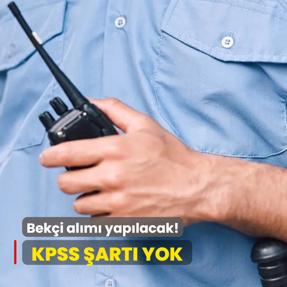Beki alm ilan duyuruldu! KPSS art yok...