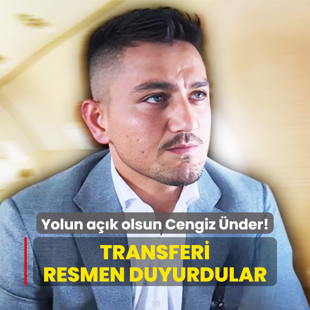 Yolun ak olsun Cengiz nder! Transferi resmen duyurdular: 3 yllk imza