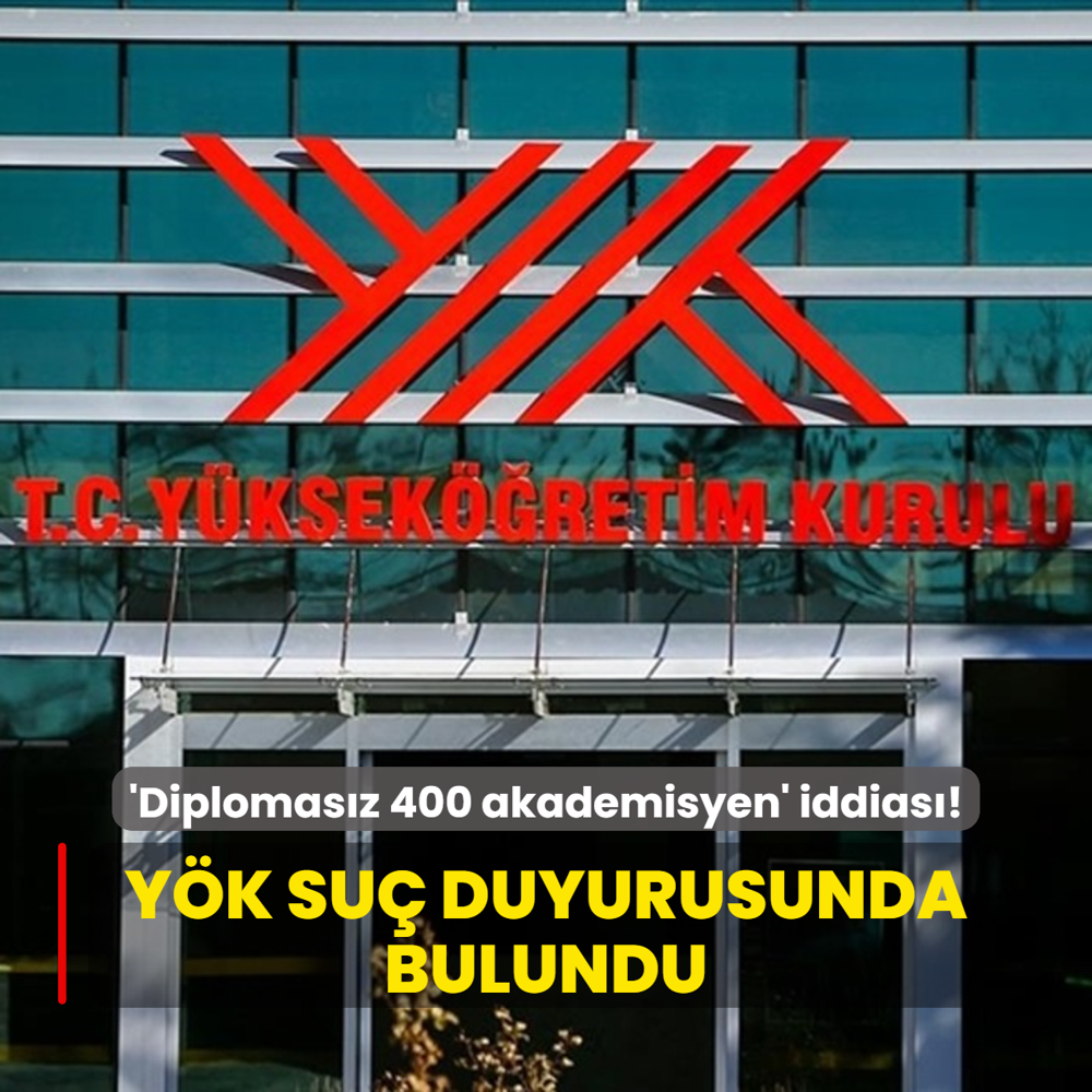 'Diplomasz 400 akademisyen' iddias! YK su duyurusunda bulundu