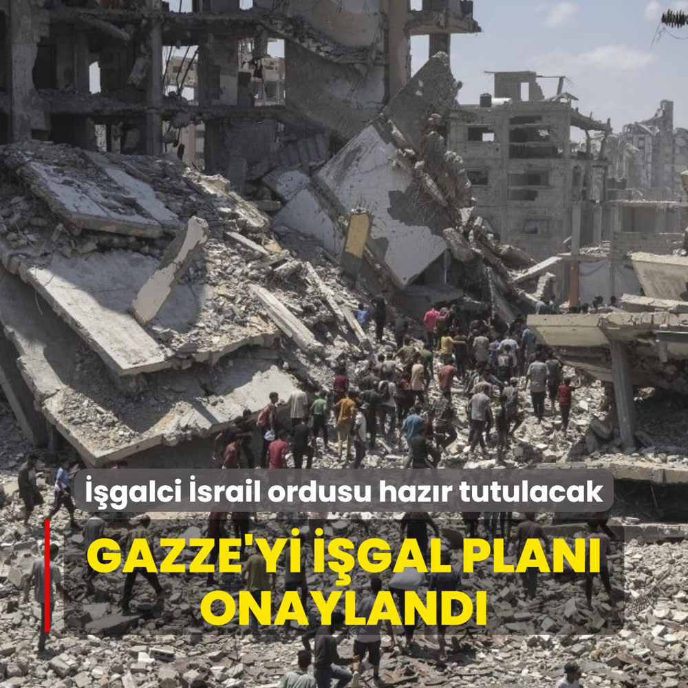 Gazze'yi igal plan onayland... galci srail ordusu hazr tutulacak